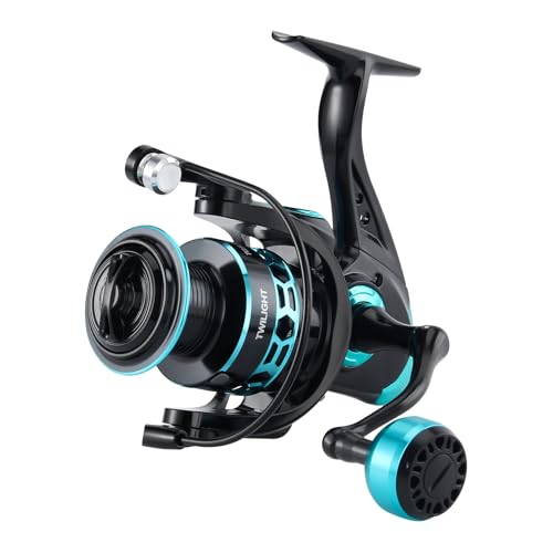 HAUT TON Dolphin Advance Edition Spinning Reel,5.2:1Gear Ratio,22LBS,5+1BB,Backlash Free Bearing,Sealed Drag System,Saltwater,Freshwater Fishing Reels - color: TGB, size: 5000