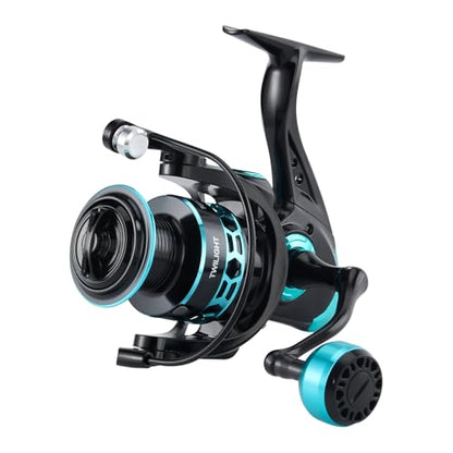 HAUT TON Dolphin Advance Edition Spinning Reel,5.2:1Gear Ratio,22LBS,5+1BB,Backlash Free Bearing,Sealed Drag System,Saltwater,Freshwater Fishing Reels - color: TGB, size: 6000