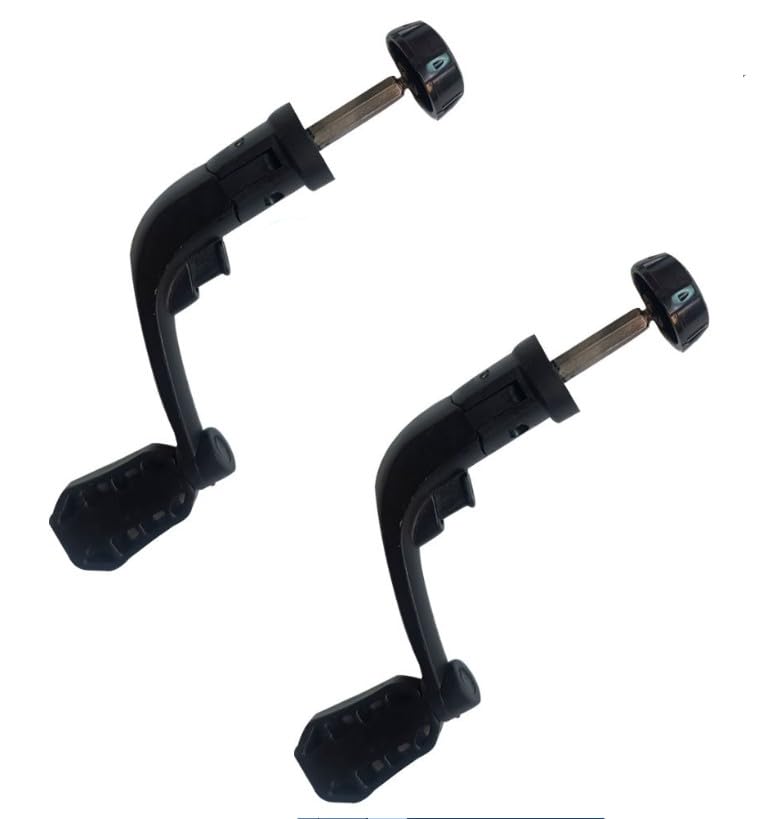2Pcs Black Universal Plastic Power Handle Fishing Reels Crank Rock Arm Spinning Wheel Grasp