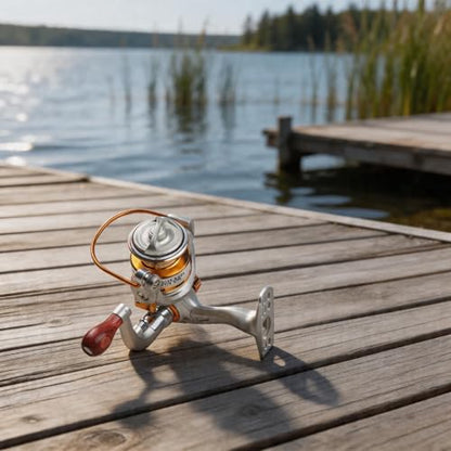 Ultra Light Casting Fishing Reel 500 Series with Metal Spool, 5.2:1 Gear Ratio and 6kg Drag for Ice Fishing, Ultralight Reel for Trout Bass