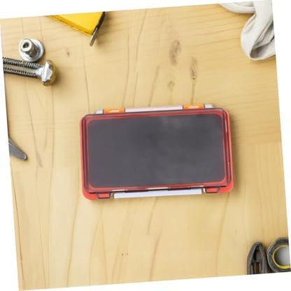 Toyvian 2pcs Fly Hook Storage Box Fishing Lure Case Fishing Hook Organizer Small Parts Organizer Fishing Tackle Binder Fishing Lure Hanger Storage Case Pp Orange