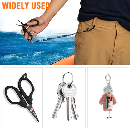 Fishing Coiled Lanyard,Fly Fishing Lanyard