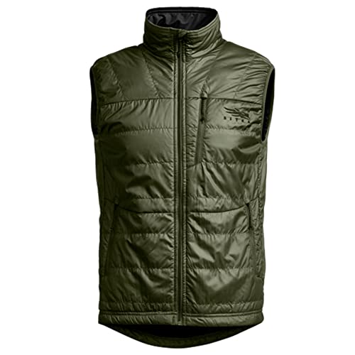 SITKA Kelvin Aerolite Vest - Lightweight Insulated Hunting Vest for Men - color: Dusty Olive, size: Large