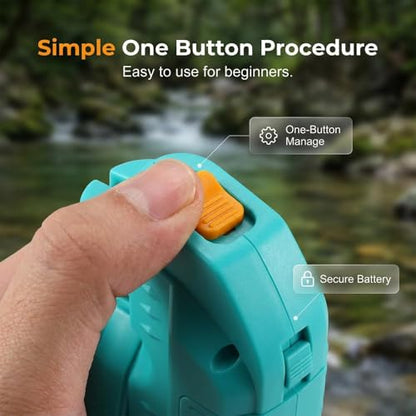 Automatic Fishing Knot Tying Tool, Easy Cast Knot Tying Tool, 2026 Upgraded Electric Lure Gt Knotter, Quick Tying Device Fishing Hook Tier Knots Gift for Fishing Lovers - color: Red, size: Rechargeable