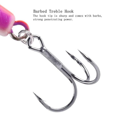 5pcs 3D Minnow Bass Fishing Lures Crankbaits, Fishing Hard Baits Swimbaits Topwater Lures for Trout Bass Perch Fishing