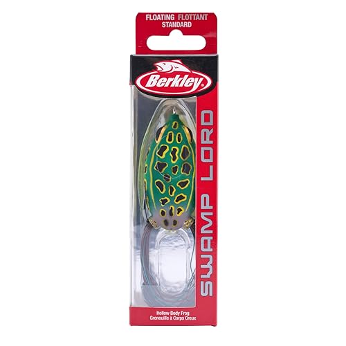 Berkley Swamp Lord Hollow Body Frog Fishing Bait - color: Spring Frog, size: Standard