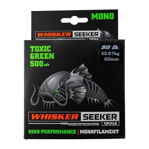 High-Vis Mono Catfishing Line - color: Green, size: 500 yds