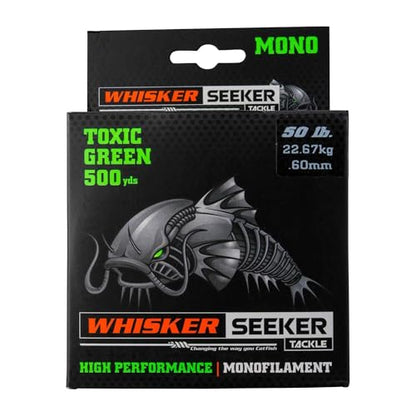 High-Vis Mono Catfishing Line - color: Green, size: 500 yds