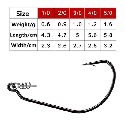 50pcs/Box Fishing Treble Hooks, High Carbon Steel Fishing Hooks Kit, Sharp & Round Bend Fishing Treble Hooks for Catfish Lures Baits Bass Fishing Accessories - color: Swimbait Hooks with Twistlock