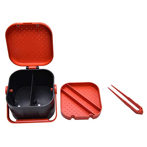 2PCS Worm Bait Holder, Bait Storage Box, Fishing-Accessories Boxes Storage Containers