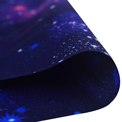 Obacle Seamless Face Mask Rave Bandana Men Women for Dust Sun Wind Protection - color: Starry Sky Purple Pink