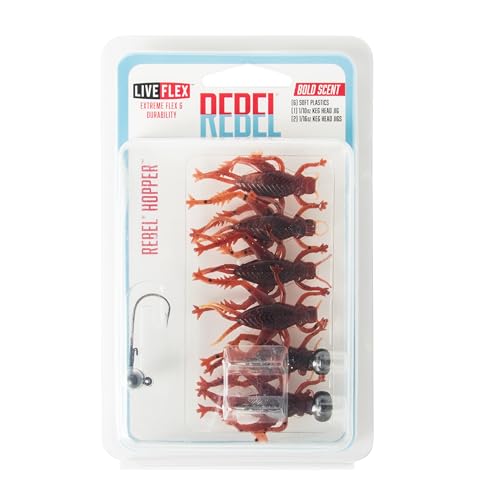 Rebel LIVEFLEX™ Hopper Soft Plastic - color: Siren Nymph