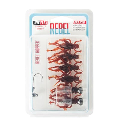 Rebel LIVEFLEX™ Hopper Soft Plastic - color: Siren Nymph