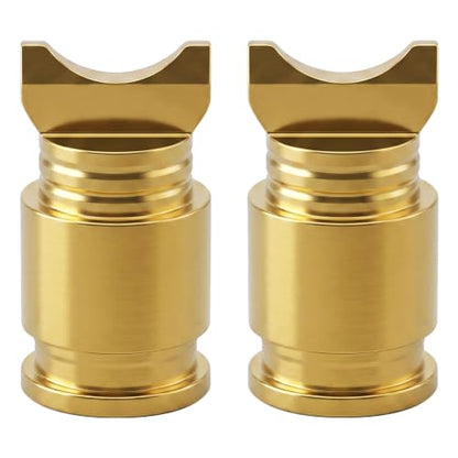 Titanium Coated Stainless Steel Line Guide Pawl for Daiwa Tatula Alphas, Shimano SLX Curado, Abu Garcia Ambassadeur Revo Max Series, Lew's Baitcasting Reels (Confirm Factory Pawl Size) - size: 9.1 x 4.8 mm (2 Pcs)