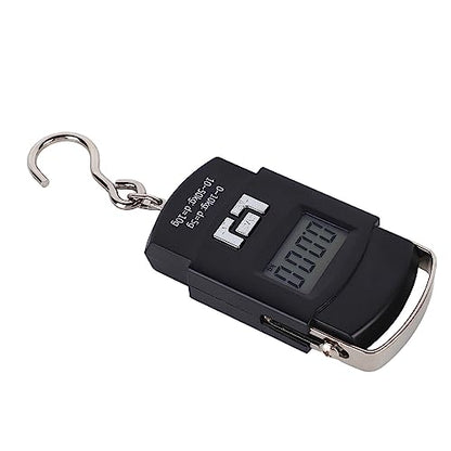 FLEXMAN Digital Hanging Scale, 50Kg Night Vision LCD Display Fishing Scale, Portable Luggage Scale with Handle for Travel Farm Hunting Fishing Outdoor