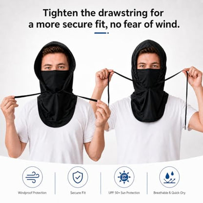 Skull Balaclava Hat for Women Men Sun UV Protection Summer Cooling Full Face Mask Cycling Hiking Fishing Outdoor Sports - color: Skull 03