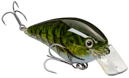 Strike King KVD 1.5 Hard Knock Fishing Lure, 3/8 oz, 3D Lifelike Eyes - color: Moon Juice, size: 3/8oz