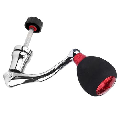 Fishing Reel Handle, Metal knobs Handle Grip Fishing Reel Rocker Arm Grip (Red-2000/3000) Fishing Reel Handle Reel Replacement Handle Fishing Reel Handle Replacement Reel Handle