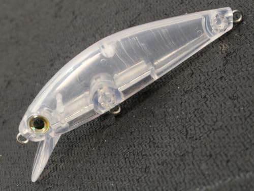 10 Blank Unpainted Minnow Crankbait Topwater Lipless Jerkbait Fishing Lures V5 - color: UPM278P10