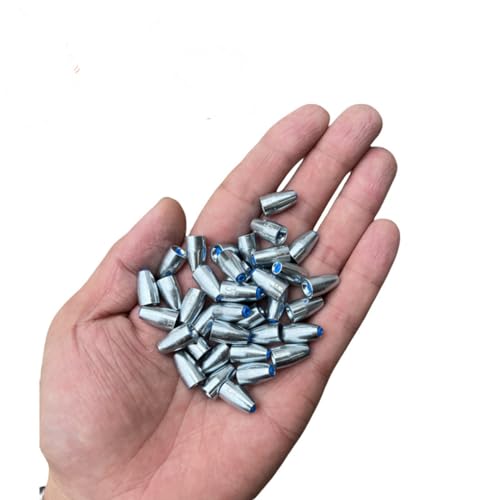 TOASIS Fishing Steel Weights Rubber-core Tube Sinkers - style: 3.5g/0.12_oz-30pcs