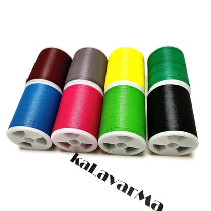 (8pcs*240yd) Kalavarma Rod Wrapping Thread for Fishing Rod Wrapping Thread Rod Building Repair - style: Colorfast 053