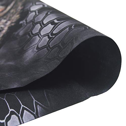 Obacle Neck Gaiter Face Mask Bandana for Dust Wind Sun Protection for Men Women - color: Beard Men With Cigar