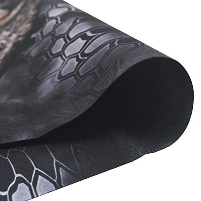 Obacle Neck Gaiter Face Mask Bandana for Dust Wind Sun Protection for Men Women - color: Beard Men With Cigar