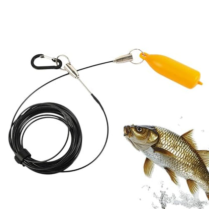 Stringer Fishing Stainless Steel Rust Proof Heavy Duty | Kayak Fishing Wading Stringer for Outdoor Kayak Shore Boat Pier Anglers Fishermen Father - color: 4 meters