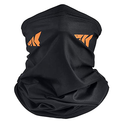 KastKing Sol Armis Neck Gaiter - UPF 50 Face Mask - UV Sun Protection Mask for Men & Women, Fishing, Hiking - color: H: Black (Size: 19"x9.5"), size: One Size