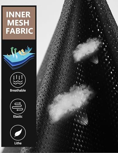 Gihuo Men's Causal Lightweight Outdoor Vest Quick Dry Outdoor Multi Pockets Travel Safari Fishing Vest(Black01-M)