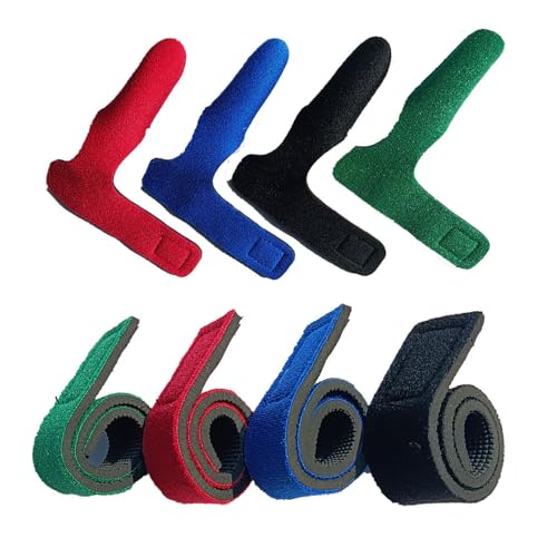4 Sets Fishing Rod Tip Cover Sleeves with Pole Strap Sleeves Protector Case Fastening Strap Fastener Covers Rod Covers Sleeve Tip Protectors for Fishing