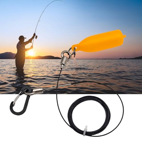 Ergonomic Handle Stainless Steel Fish Restraint Tool for Anglers with Portability Fish Retention Systems Lures Accessory Heavy Duty Fishing Stringer Design - size: 200cm