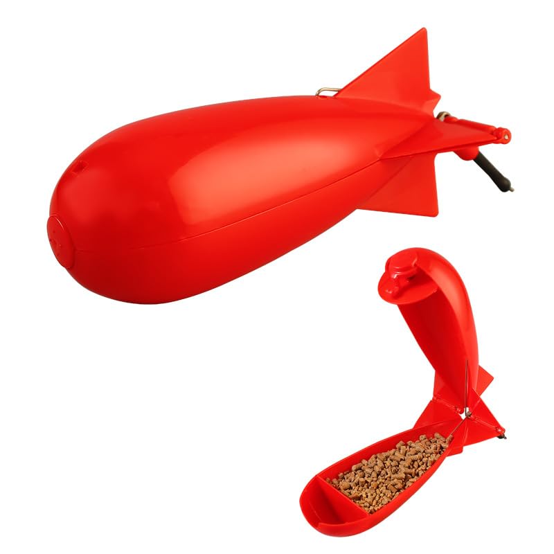 2pcs Fishing Feeder Large Small Spod Bomb Float Lure Bait Holder Pellet Feeders Position Gear Accessories ﻿