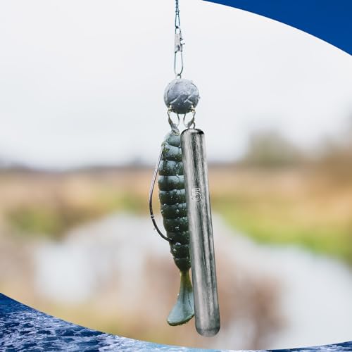 Gemscream Deep Drop Fishing Weight Metal Fishing Weights Drop Shot Weights Fishing Sinkers Drop Shot Weight for Saltwater Freshwater Fishing - size: 5 lb
