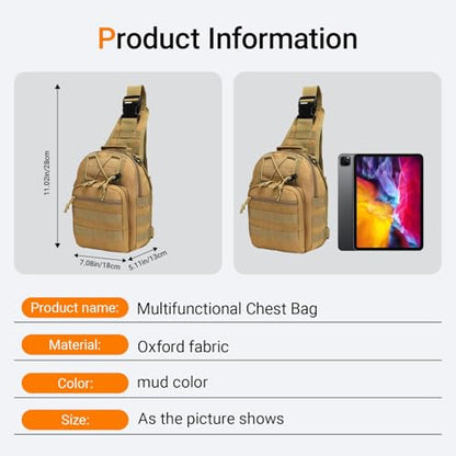 Lightweight Fishing Tackle Backpack Professional Water-Resistant All-in-One Rod Holder & Gear Storage - color: Khaki