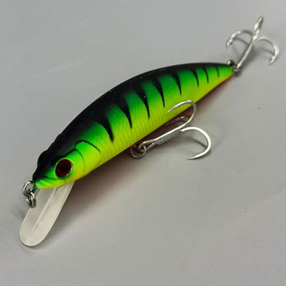 3pcs Heavy Minnow Tuna Fishing Lure Artificial Hard Baits Sinking Saltwater Seabass Wobbler Fish Baits Pesca Strong Treble Hooks Wobbler Jerkbait Swimbait AH1340 - color: AH1340A-5.1'' 1.4oz