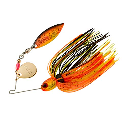 BOOYAH Pond Magic Small-Water Spinner-Bait Bass Fishing Lure - color: Sunrise Craw, style: Pond Magic Real Craw