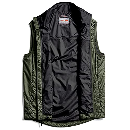 SITKA Kelvin Aerolite Vest - Lightweight Insulated Hunting Vest for Men - color: Dusty Olive, size: Large