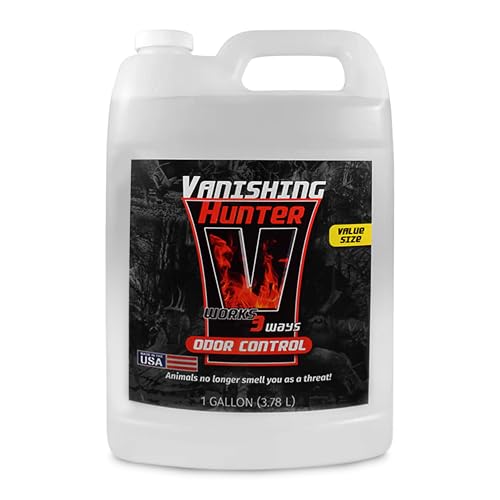 Buck Fever Vanishing Hunter Scent Killer Spray, Synthetically Formulated Hunting Scent - Suitable in Extreme Weather Conditions for Human & Gears - Scent Blocker Spray Neutralizers Human Odor - size: 1 - Gallon
