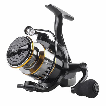 Spinning Fishing Reel 22 LBs Max Drag with 5.2:1 High Speed Ultra Smooth Powerful for Freshwater Saltwater Fishing - size: Size 1000