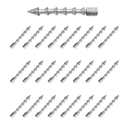 Reaction Tackle Nail Weights for Bass Fishing - Insert Pencil Sinkers for Wacky Rig, Neko Rig and Soft Plastic Lures - Freshwater and Saltwater - 25-Pack - size: 1/16 Oz (25 Piece)