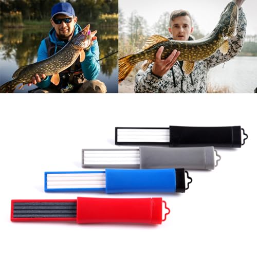 Fish Hook Sharpen Tools Easy to Use Diamond Fishing Hook Sharpen Round Tip Fishing Grinding Hook Sharpener for Outdoors