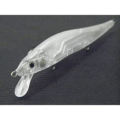 Blank Unpainted Minnow Crankbait Topwater Lipless Jerkbait Fishing Lures - color: UPM680P10