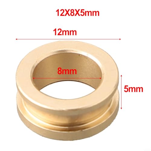 Brass For Fishing Line Roller, Essential Part For Reel Repair, Smooth Accessory For Enhanced Line Functionality(12 * 8 * 5mm B) - size: 12*8*5mm B
