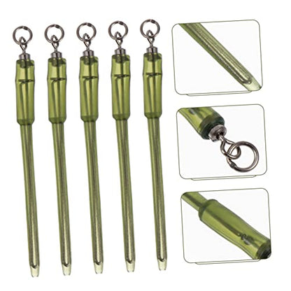 HANABASS 10pcs Carp Fishing Swivels Heavy-Duty Rolling Swivel Tackle for Freshwater Saltwater Fishing Connectors for Bass Walleye Tarpon Snapper