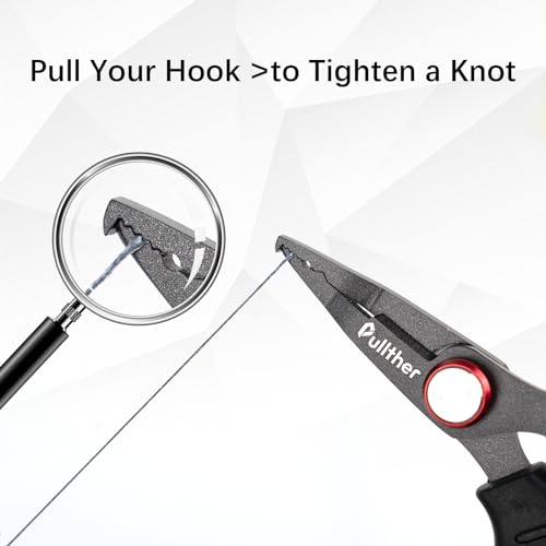 Stainless Steel Fishing Pliers,Fish Pliers with Retractor