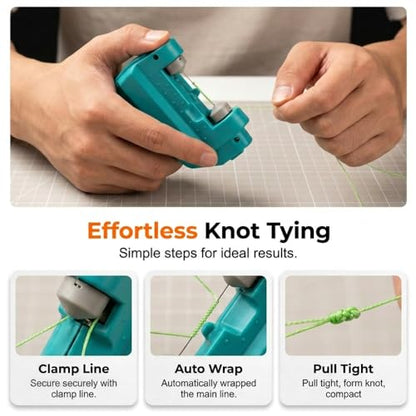 Automatic Fishing Knot Tying Tool, 2026 New Easy Cast Knot Tying Tool, Portable Electric Lure GT Knotter for Anglers