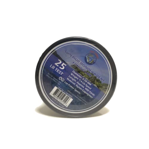 Lee Fisher Sport. Monofilament Fishing line for Fishing Hanging Decorations and Crafts in Various LB Test 1/4 LB Spool, Clear-10,12,15,20,25,30,40,50,60,80,100 LB Test - size: 12 LB TEST