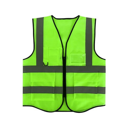 Fishing Vest - Work Vest for Men V Neck Zip Up Lightweight Breathable Sleeveless Utility Jackets Mesh Outwear Vests 2026 - color: 04# Green