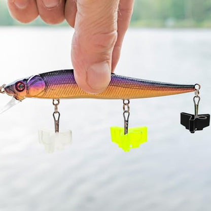 ZENFUN 300 Pcs Treble Hook Covers, Fishing Hooks Protector Assorted Sizes, Bulk Treble Hooks Bonnets, Fish Hook Guard Safety Cap Protector, 5 Sizes